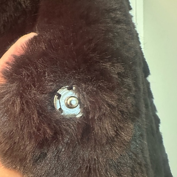 NWT JOUJOU BLACK FAUX FUR WOMEN JACKET / COAT - Picture 13 of 15
